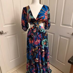 Baltic Born Vibrant Floral Maxi Dress
